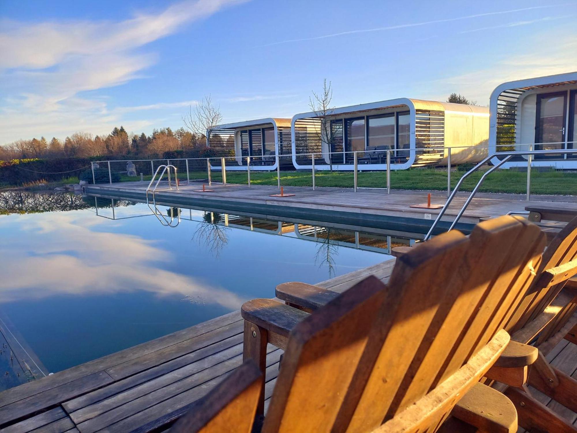Glamping Malerič Hotel Dragatus Bagian luar foto